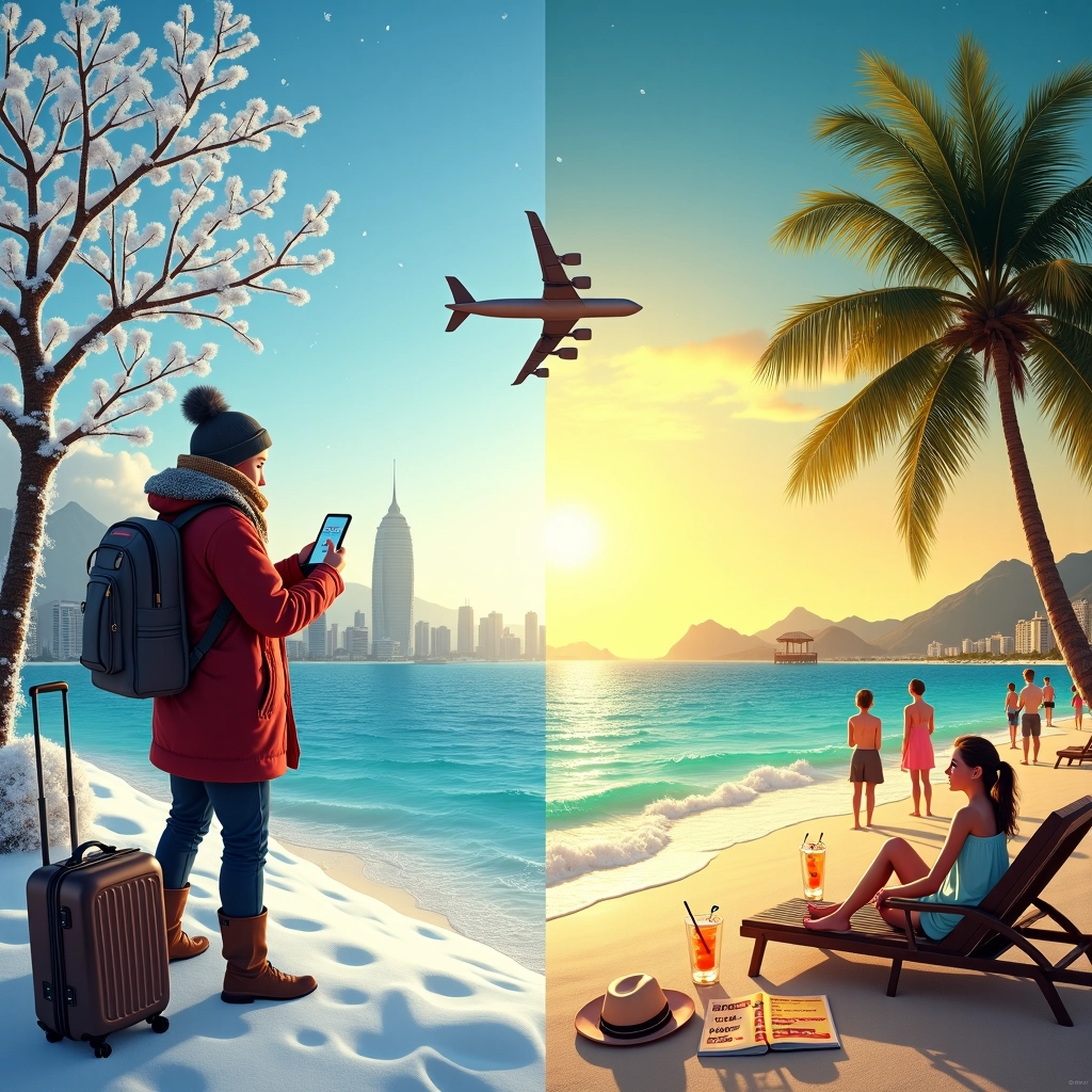 Partir en voyage au soleil